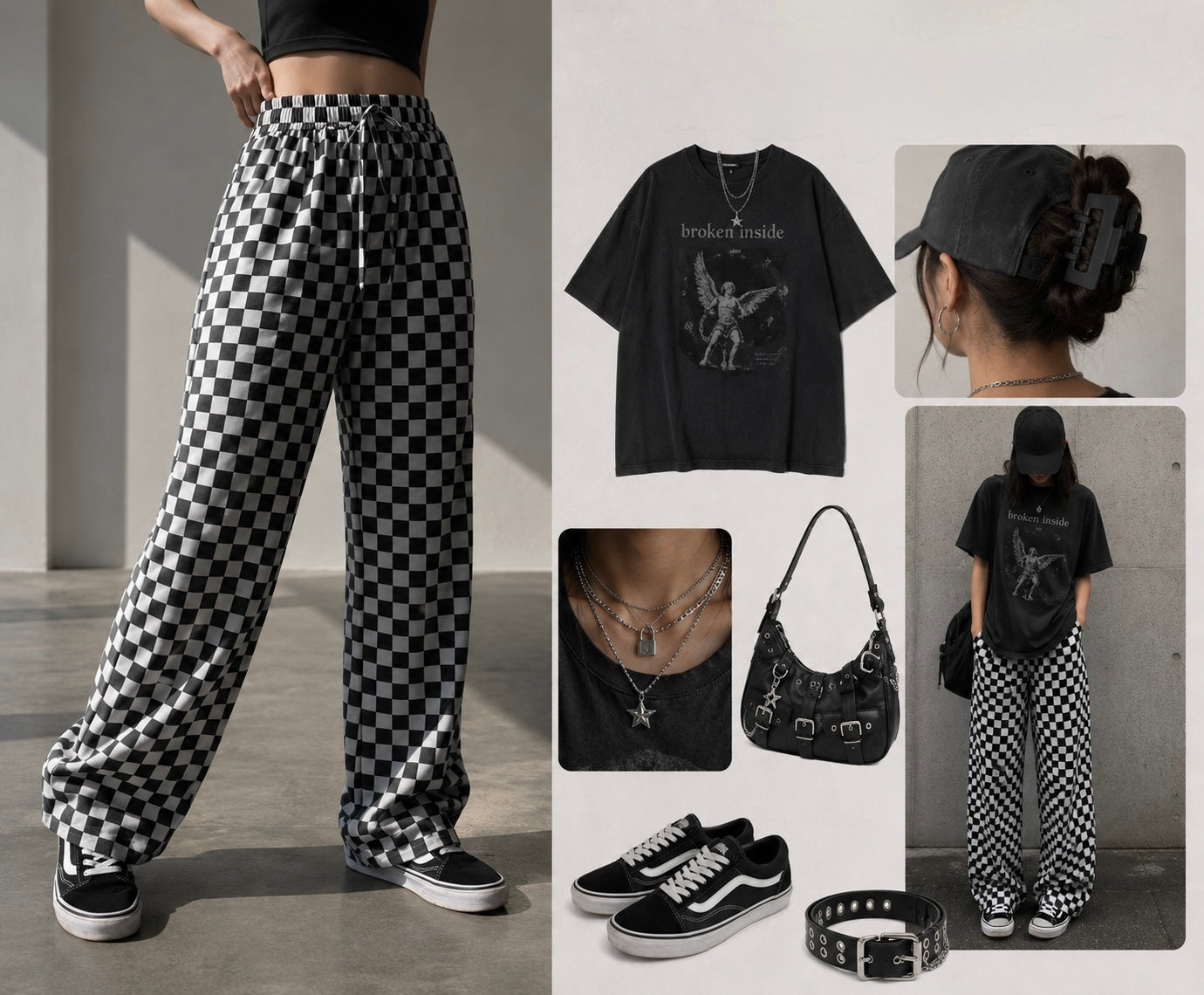 Checkered Pants