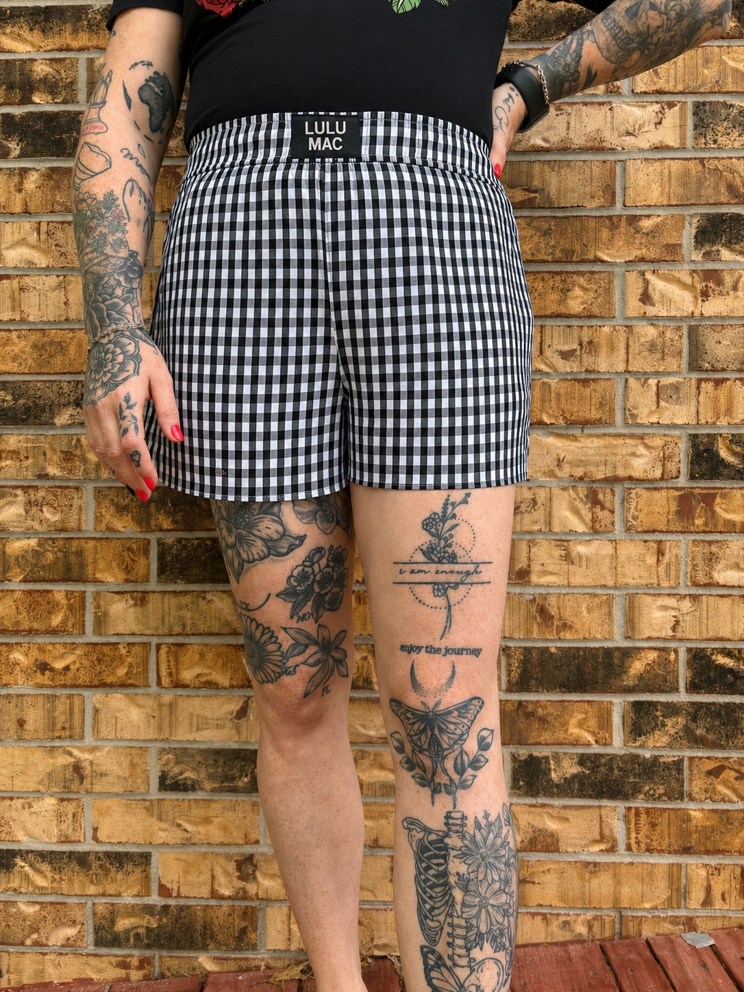 Gingham Shorts