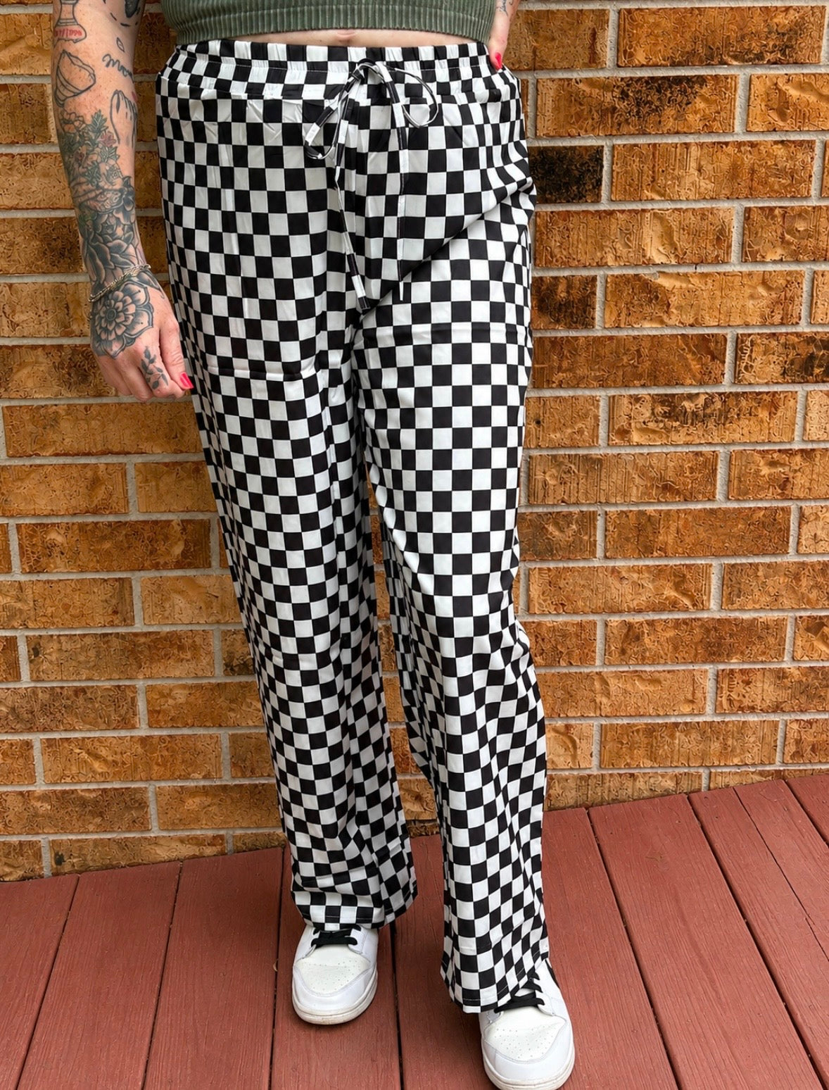 Checkered Pants