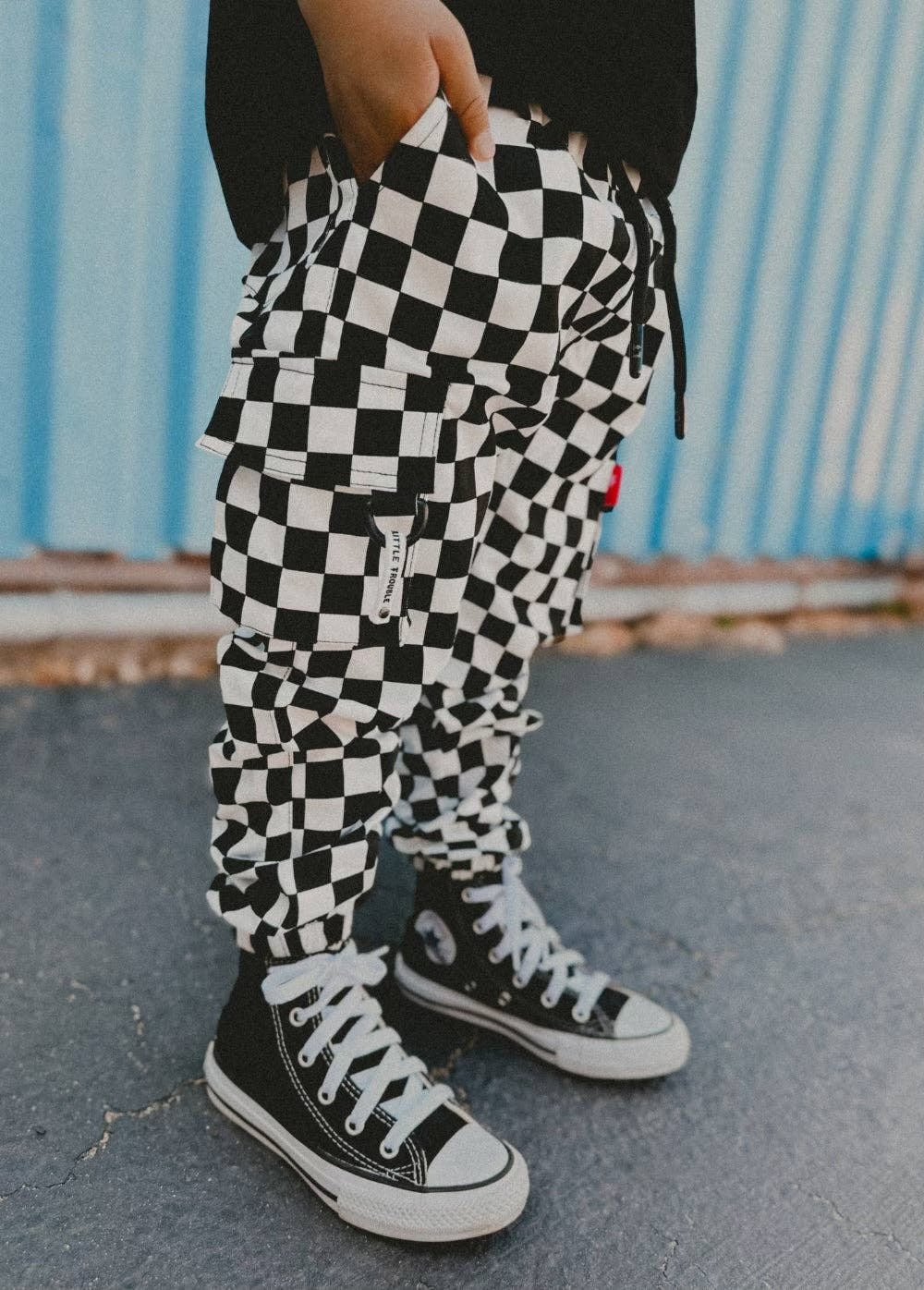 Checkered Kids Cargos