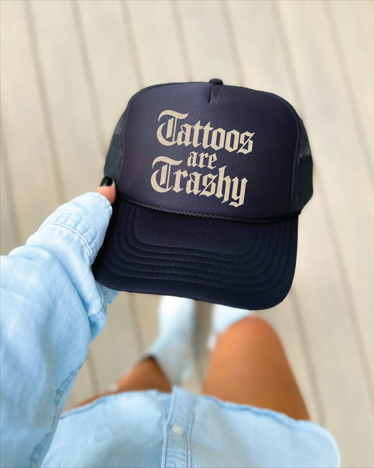 Tattoos are Trashy Hat